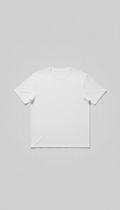 Pure White Classic Logo Tee