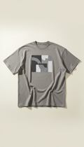 Quiet Pewter Oversized Bauhaus Tee